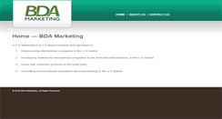 Desktop Screenshot of bda-marketing.com
